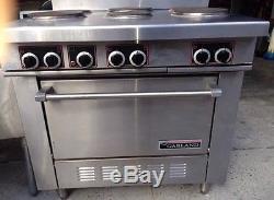 SS686 Garland Electric Range 6 Sealed Hot Plates with Standard Oven
