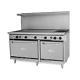 Saturn Equipment 60 Heavy-duty Range With Dual Oven And Griddle (shdr-60-2-48g)