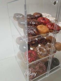 Self Serve Pastry donut display Cake case 3 tray MUFFIN PASTRIE Bagel CABINET