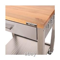 Seville Classics Stainless Steel Worktable Kitchen Cart, 30 x 20 x 36 in