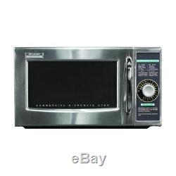 Sharp R-21LCFS 1000 Watt Commercial Microwave Oven Replaces R-21LCF