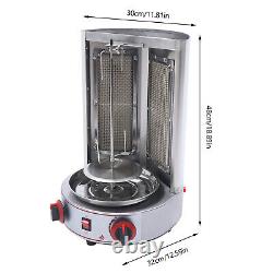 Shawarma Broiler Machine Vertical 3000W Doner Kebab Gyro Grill BBQ Oven 110V