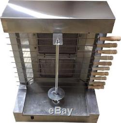 Shawarma Machine Gas Burner Grill Vertical Broiler With 2 Burners