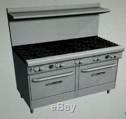 Southbend 4601DD 60 Gas Range with 10 Burners and 2 Stanard Ovens