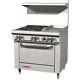 Southbend S36d-1g 36 Gas Range With Standard Oven 4 Open Burners With 12 Griddle
