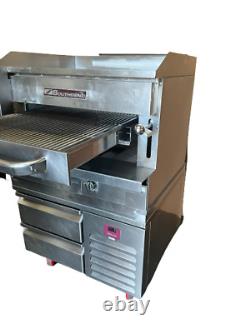 Southbend SSB-36 heavy duty steak house infrared broiler with griddle top