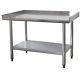 Sportsman Series Upturned Edge Stainless Steel Work Table 24 X 36 Inches