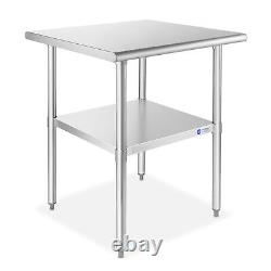 Stainless Steel 24 x 24 NSF Commercial Kitchen Work Food Prep Table
