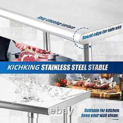 Stainless Steel 30'' × 30'' Commercial Kitchen Equipment Food Prep Table New