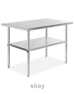 Stainless Steel 48 x 30 NSF Commercial Kitchen Work Food Prep Table