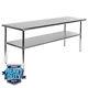 Stainless Steel Commercial Kitchen Work Food Prep Table 24 X 72