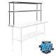 Stainless Steel Commercial Wide Double Overshelf 12 X 60 For Prep Table