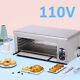 Stainless Steel Electric Bbq Grill Machine Commercial Cheese Melter 50-300°c 2kw