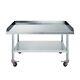Stainless Steel Equipment Grill Stand Table 24x36 (deep X Long) With Casters