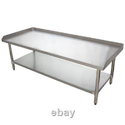 Stainless Steel Equipment Grill Stand Table with Adjustable Undershelf 30x60