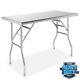 Stainless Steel Folding Commercial Kitchen Prep & Work Table 48 X 24 In