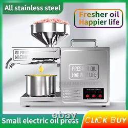 Stainless Steel Household Oil Press Intelligent Automatic 820W Small Oil Presser