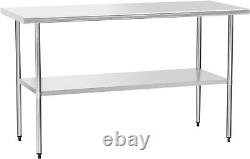 Stainless Steel Kitchen Work Table Commercial Kitchen Restaurant table for Prep