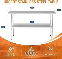 Stainless Steel Kitchen Work Table Commercial Kitchen Restaurant table for Prep