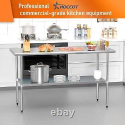 Stainless Steel Kitchen Work Table Commercial Kitchen Restaurant table for Prep