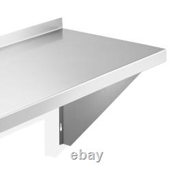 Stainless Steel Shelf, NSF Commercial Restaurant Kitchen Wall Shelves