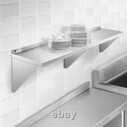 Stainless Steel Shelf, NSF Commercial Restaurant Kitchen Wall Shelves