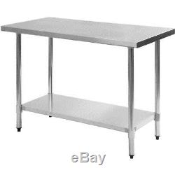 Stainless Steel Work Prep Table 24 x 36 New
