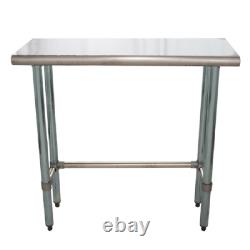 Stainless Steel Work Table 14x30 Commercial Kitchen Equipment Food Prep Table