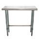 Stainless Steel Work Table 14x30 Commercial Kitchen Equipment Food Prep Table