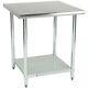 Stainless Steel Work Table 30 X30 Commercial Kitchen Equipment Food Prep Table