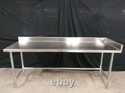 Stainless Steel Work Table 78 1/2'' X 25'' X 34'' Tall