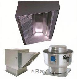 Superior Hoods 10ft Restaurant Hood System with Make-Up Air & Exhaust Fans
