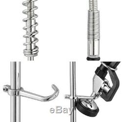Swivel Spout Pre-Rinse Kitchen Faucet 12 Addon Pull Down Sprayer Commercial