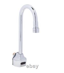 T&S Brass EC-3101-VF05 Chekpoint Electronic Wall Mount Gooseneck Faucet