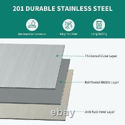 TAUS Stainless Steel 72 x 24 Commercial Kitchen Work Prep Table with Drawer