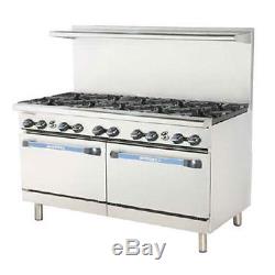 Turbo Air TAR-10 60 in Restaurant Range with 10 Burners & Standard Oven