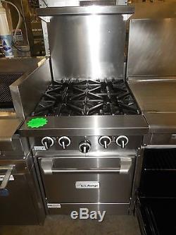 USED! US RANGE 24 RANGE With 4 BURNERS AND STD OVEN, NATURAL GAS