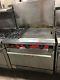 Used Vulcan 36 Range With 2 Burners, 24 Flat Top Griddle, And Standard Oven