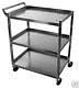 Utility Cart Stainless Steel 350lbs Load