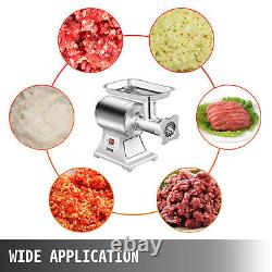 VEVOR Commercial 1.5HP Meat Grinder Electric Meat Mincer Sausage Stainless Steel