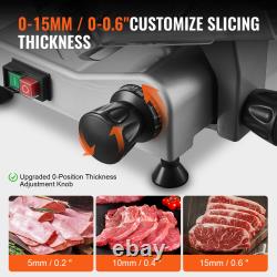 VEVOR Commercial 7.5/8/10/12 Electric Meat Slicer Blade Deli Food Cutter