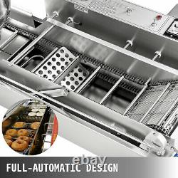 VEVOR Commercial Automatic Donut Fryer Maker Machine 2-Row Donut Maker Free Mold