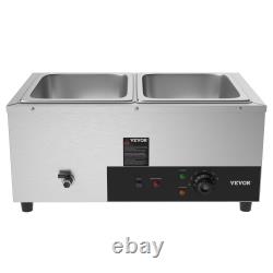 VEVOR Commercial Food Warmer Bain Marie Buffet Pans Steam Table Soup Warmer