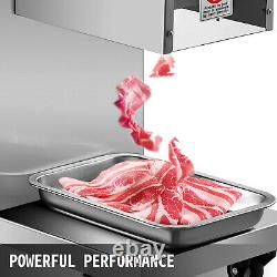 VEVOR Meat Cutting Machine Electric Meat Cutter Slicer Dicer 500KG/H 750W