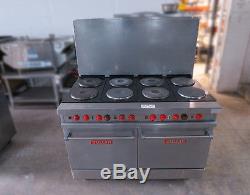 Vulcan E48l Commercial Restaurant Range 8 French Plates Electric