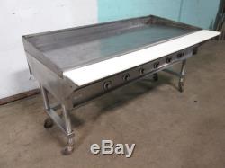 VULCAN HEAVY DUTY COMMERCIAL 72W NATURAL GAS GRIDDLE/FLAT-TOP GRILL withSTAND