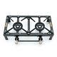 Viper Cast Iron Gas Boiling Ring Lpg Burner Cooker Outdoor Double Camping 10kw