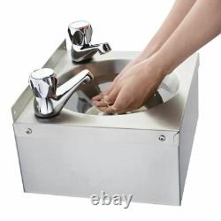 Vogue Mini Hand Wash Basin Made of Stainless Steel with Plug and Chain Model A