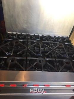 Vulcan 36 inch stove six (6) burner Commercial With Hood Model #VG36-66 READ