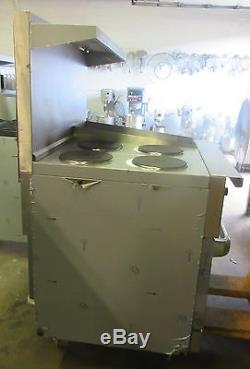 Vulcan 4 French Plate Electric Range with 12 Griddle 480 Volt Never Used